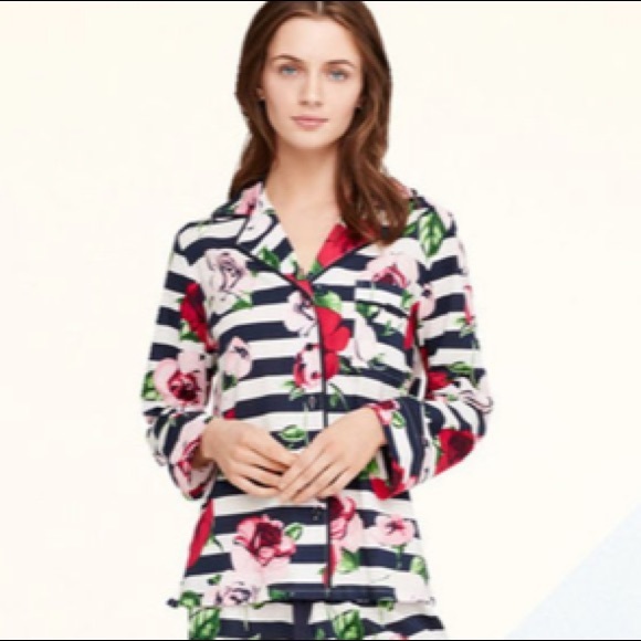 Kate Spade Rose Pajama Top - Picture 7 of 7
